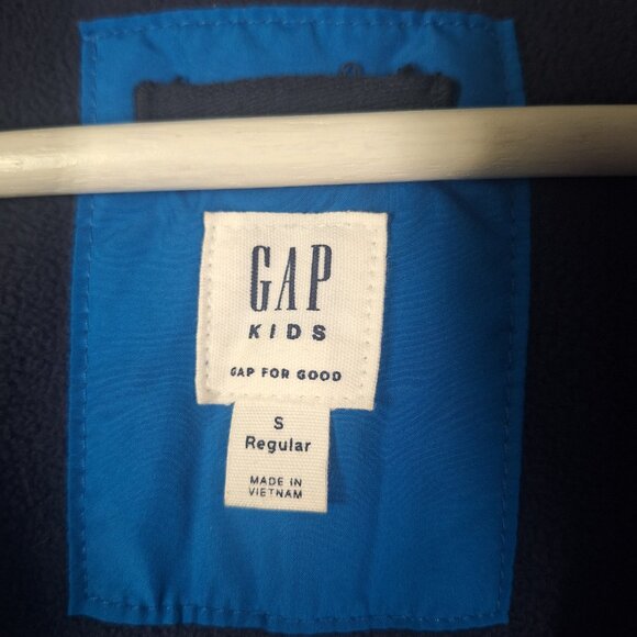 Kids Puffer Jacket ColdControl GAP Blue Size S - Picture 5 of 10